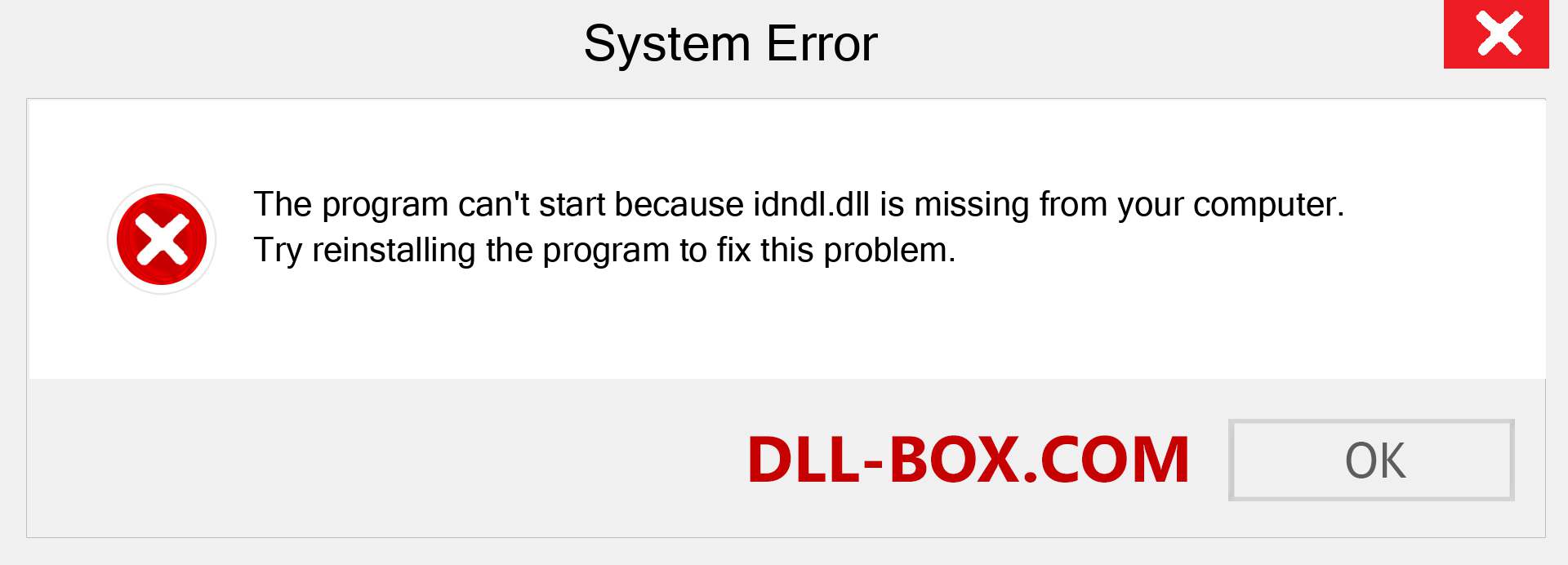  idndl.dll file is missing?. Download for Windows 7, 8, 10 - Fix  idndl dll Missing Error on Windows, photos, images